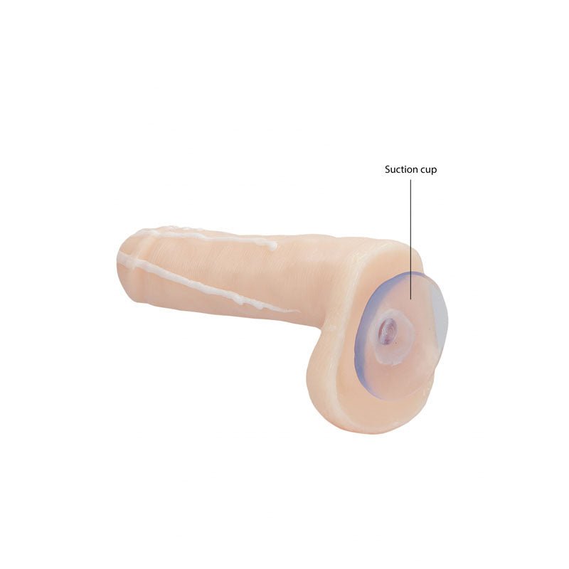 S - Line Dicky Soap with Balls - Cum Covered - 18.5 cm Novelty Soap