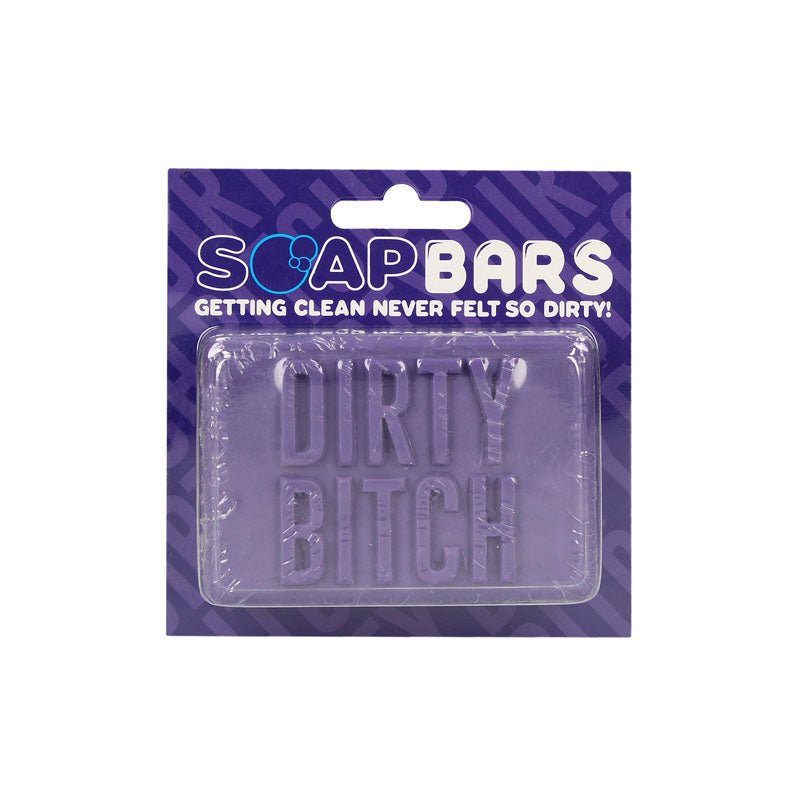 S - LINE Soap Bar - Dirty Bitch - Purple Novelty Soap