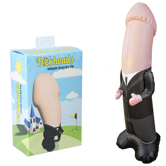 S - LINE The Dickheads - Groom Bop Bag 100 cm Inflatable Penis Punching Bag