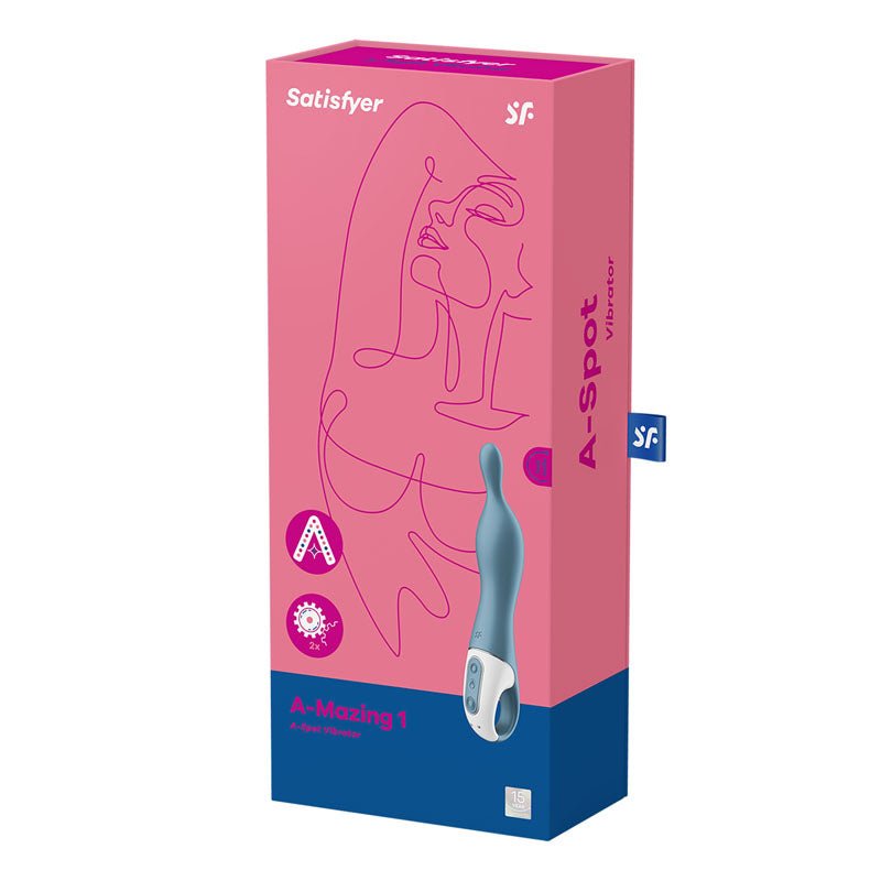 Satisfyer A - Mazing 1 - Blue USB Rechargeable Vibrator