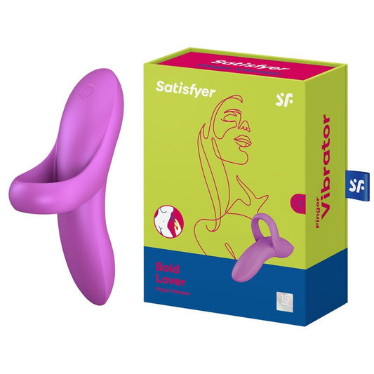 Satisfyer Bold Lover - Dark USB Rechargeable Finger Stimulator