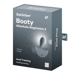 Satisfyer Booty Absolute Beginners 2 Grey USB Rechargeable Vibrating Butt Plug