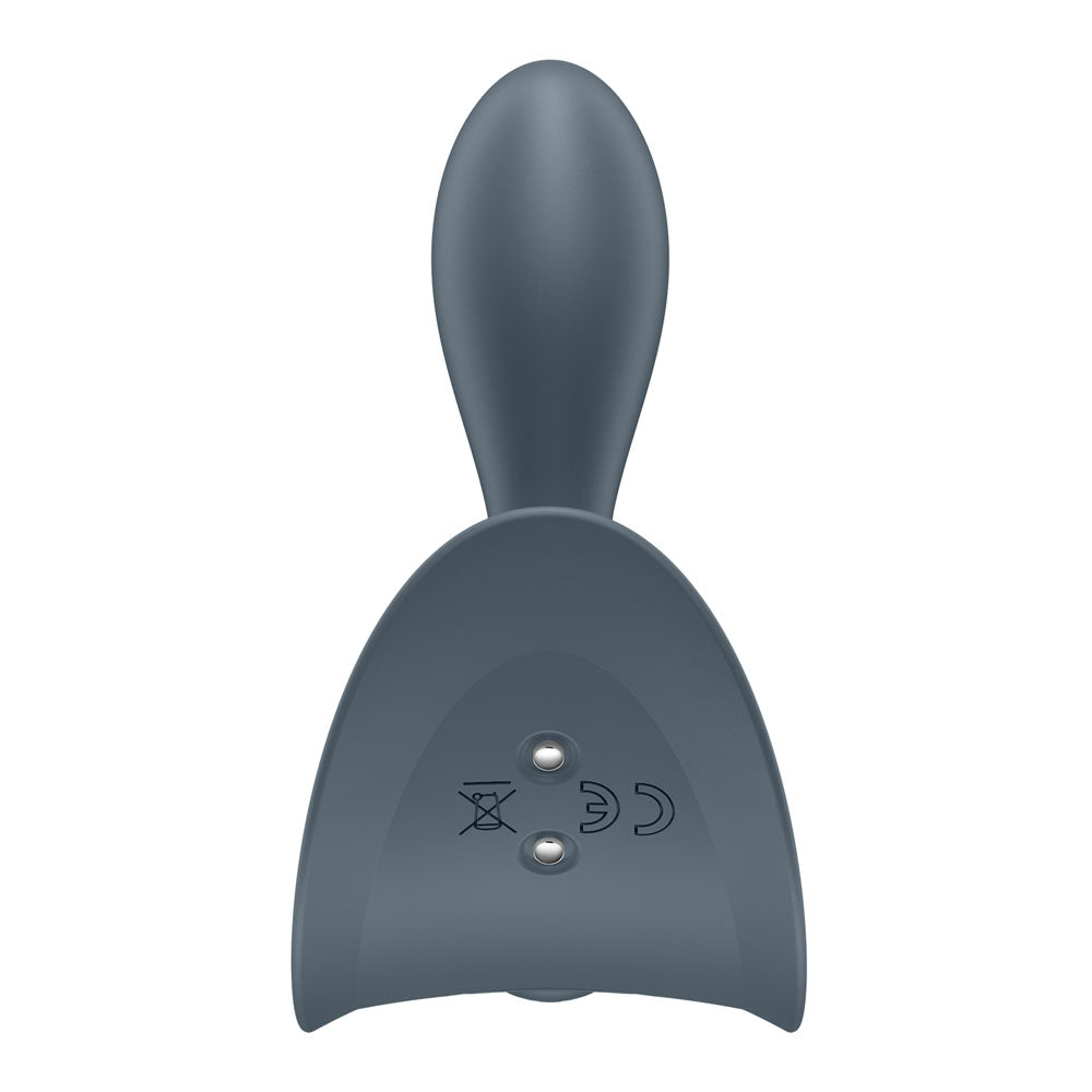 Satisfyer Booty Absolute Beginners 2 Grey USB Rechargeable Vibrating Butt Plug