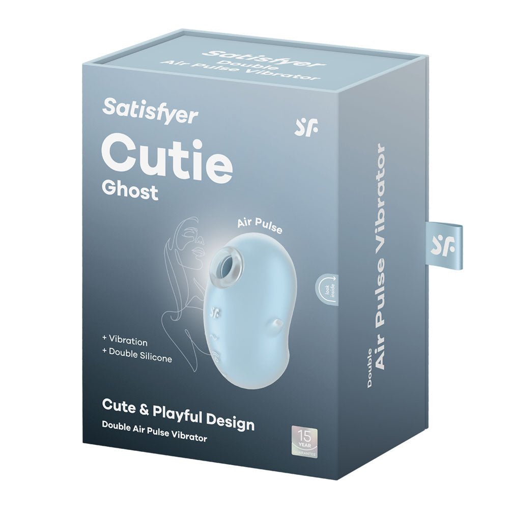 Satisfyer Cutie Ghost - Blue USB Rechargeable Air Pulse Stimulator