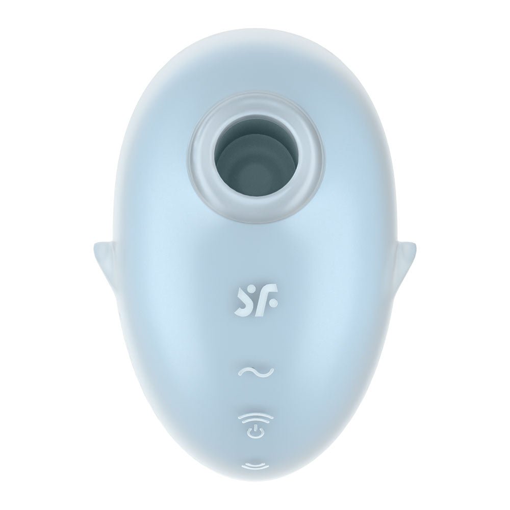 Satisfyer Cutie Ghost - Blue USB Rechargeable Air Pulse Stimulator