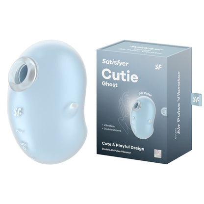 Satisfyer Cutie Ghost - Blue USB Rechargeable Air Pulse Stimulator