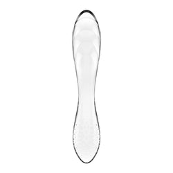 Satisfyer Dazzling Crystal 1 - Clear Glass Double Ended Dildo