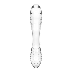 Satisfyer Dazzling Crystal 1 - Clear Glass Double Ended Dildo