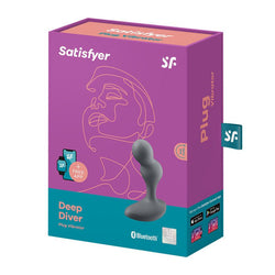 Satisfyer Deep Diver - Black Vibrating Butt Plug with App Control