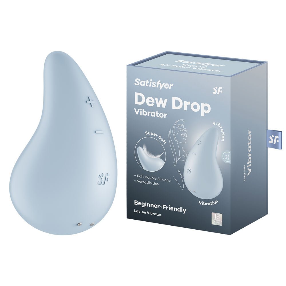 Satisfyer Dew Drop Light Blue USB Rechargeable Stimulator