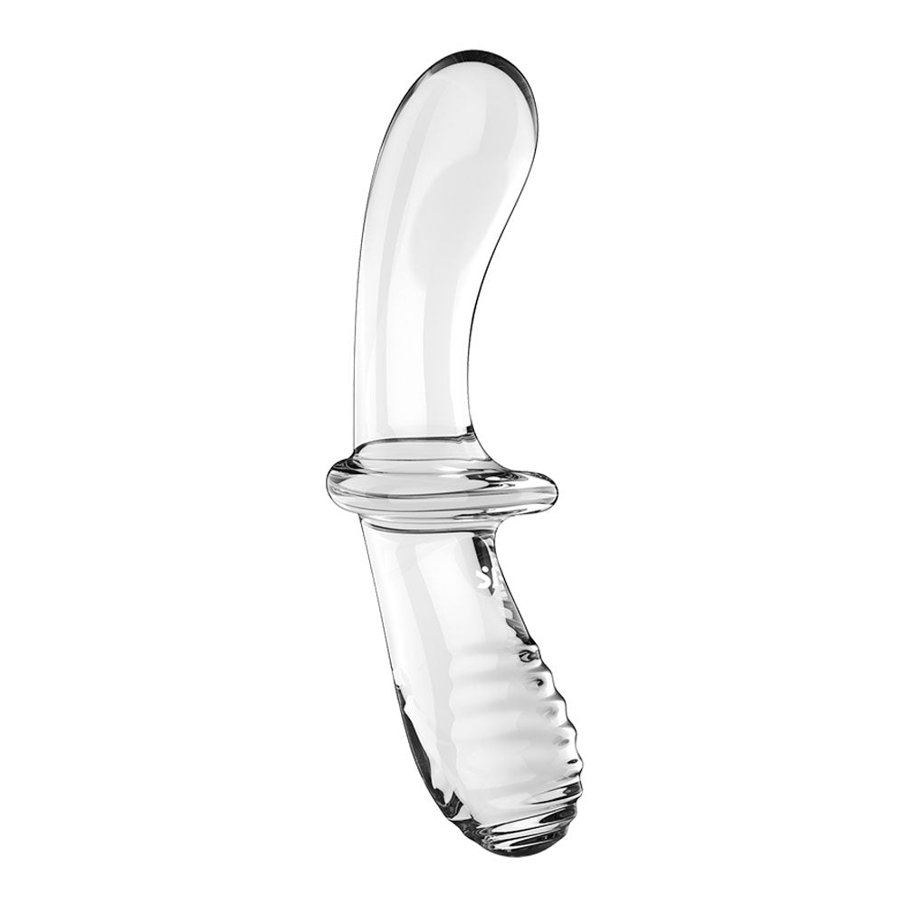 Satisfyer Double Crystal - Clear Glass Double Ended Dildo