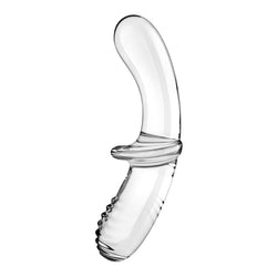 Satisfyer Double Crystal - Clear Glass Double Ended Dildo