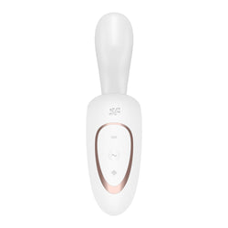 Satisfyer G For Goddess 1 - White USB Rechargeable Vibrator with Clit Stim