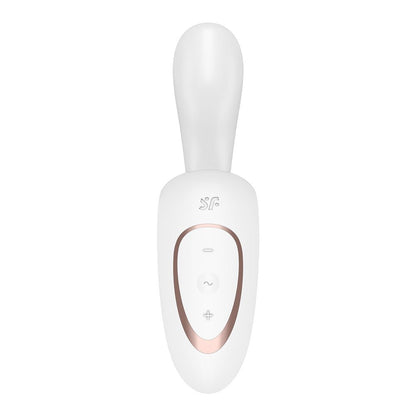 Satisfyer G For Goddess 1 - White USB Rechargeable Vibrator with Clit Stim