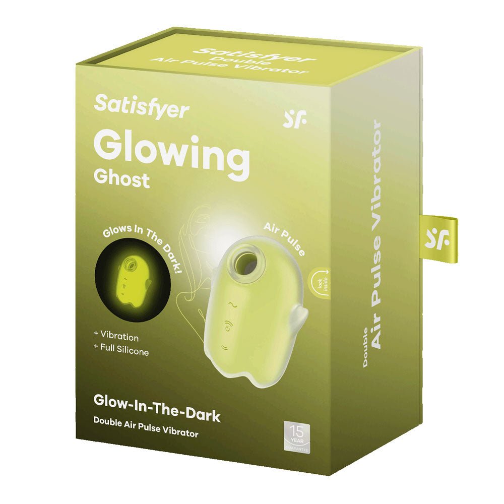 Satisfyer Glowing Ghost - Glow in Dark Yellow Air Pulse Stimulator