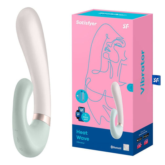 Satisfyer Heat Wave - Mint App Controlled USB Rechargeable Rabbit Vibrator