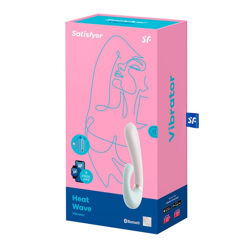 Satisfyer Heat Wave - Mint App Controlled USB Rechargeable Rabbit Vibrator