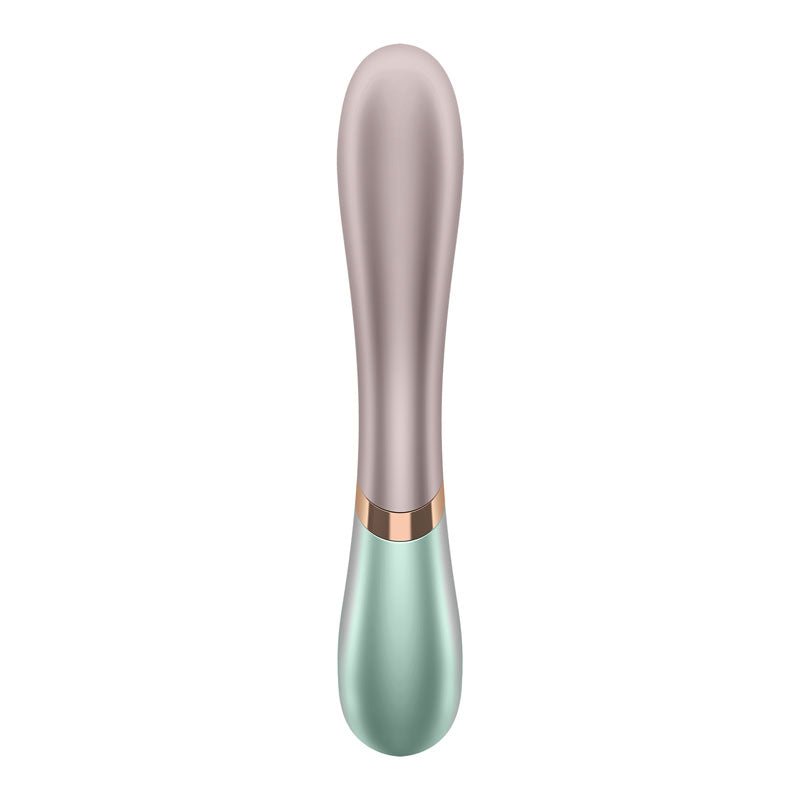 Satisfyer Hot Lover - Green/Pink App Controlled USB Rechargeable Rabbit Vibrator