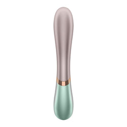 Satisfyer Hot Lover - Green/Pink App Controlled USB Rechargeable Rabbit Vibrator