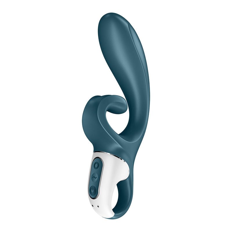 Satisfyer Hug Me - Bluegrey USB Rechargeable Rabbit Vibrator with App Control