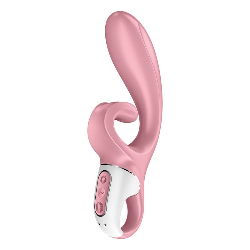 Satisfyer Hug Me - Pink USB Rechargeable Rabbit Vibrator with App Control