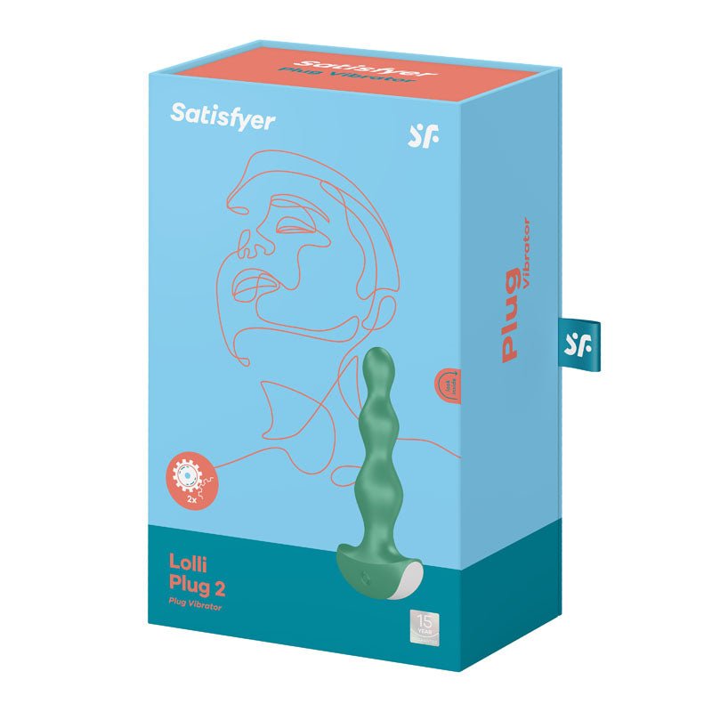 Satisfyer Lolli-Plug 2 Green Vibrating Anal Beads