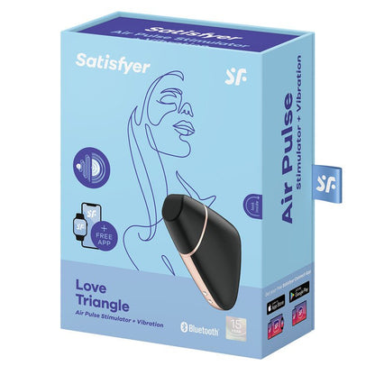 Satisfyer Love Triangle - App Contolled Touch - Free USB - Rechargeable Clitoral Stimulator with Vibration