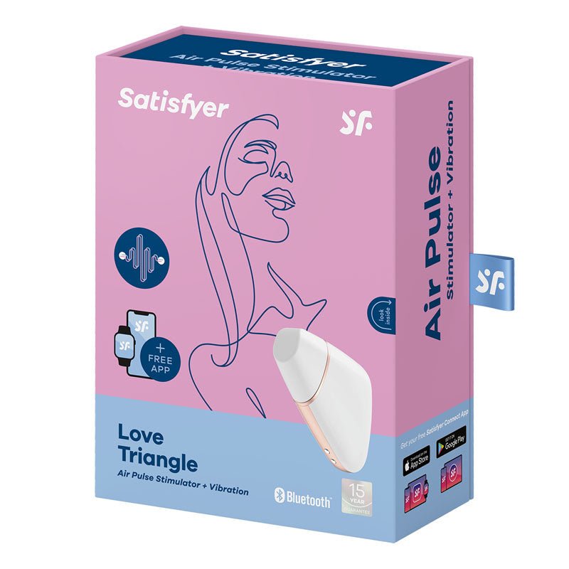 Satisfyer Love Triangle - App Contolled Touch - Free USB - Rechargeable Clitoral Stimulator with Vibration