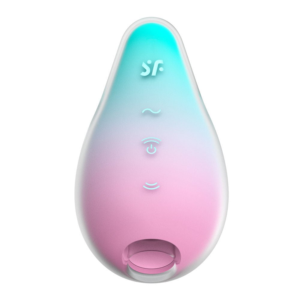 Satisfyer Mermaid Vibes - Mint/Pink USB Rechargeable Air Pulse Stimulator