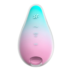 Satisfyer Mermaid Vibes - Mint/Pink USB Rechargeable Air Pulse Stimulator