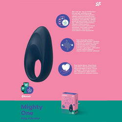 Satisfyer Mighty One - App Controlled Vibrating Cock Ring Satisfyer Mighty One - App Controlled Vibrating Cock Ring