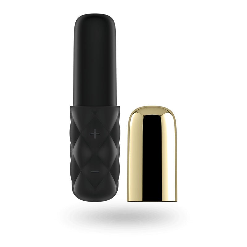 Satisfyer Mini Lovely Honey - Gold/Black USB Rechargeable Mini Vibrator