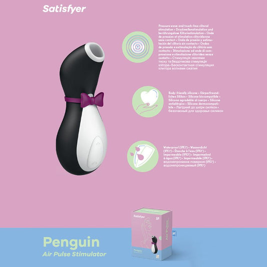 Satisfyer Penguin - Touch - Free USB - Rechargeable Clitoral Stimulator