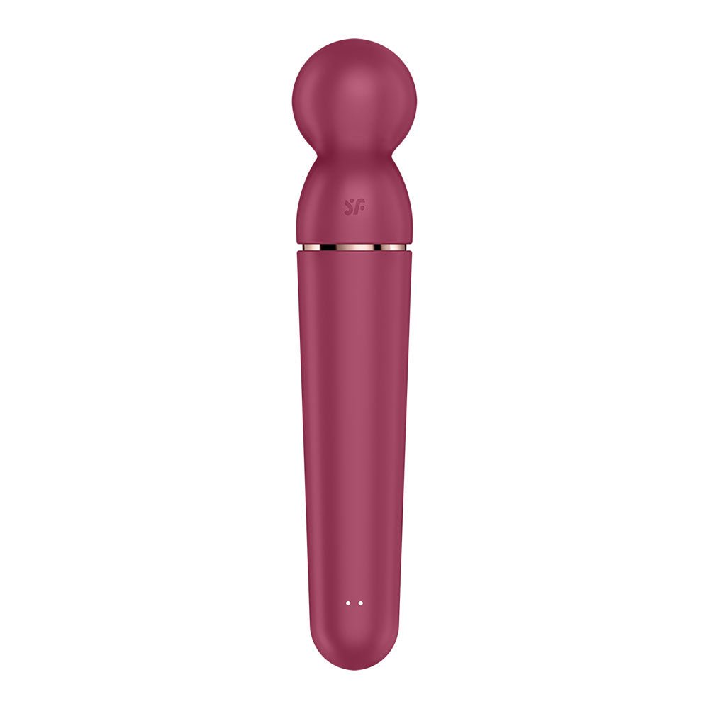 Satisfyer Planet Wand-er - Berry/Rose Gold USB Rechargeable Massager Wand