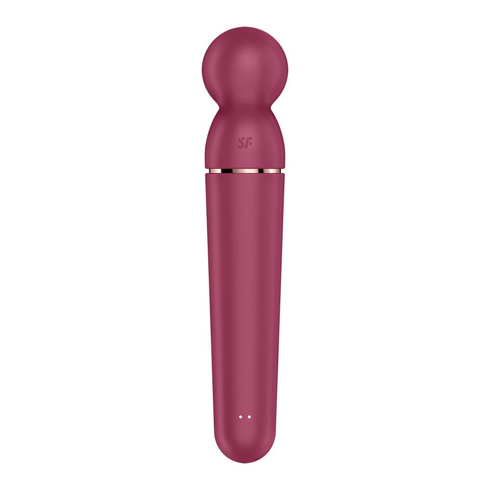 Satisfyer Planet Wand-er - Berry/Rose Gold USB Rechargeable Massager Wand