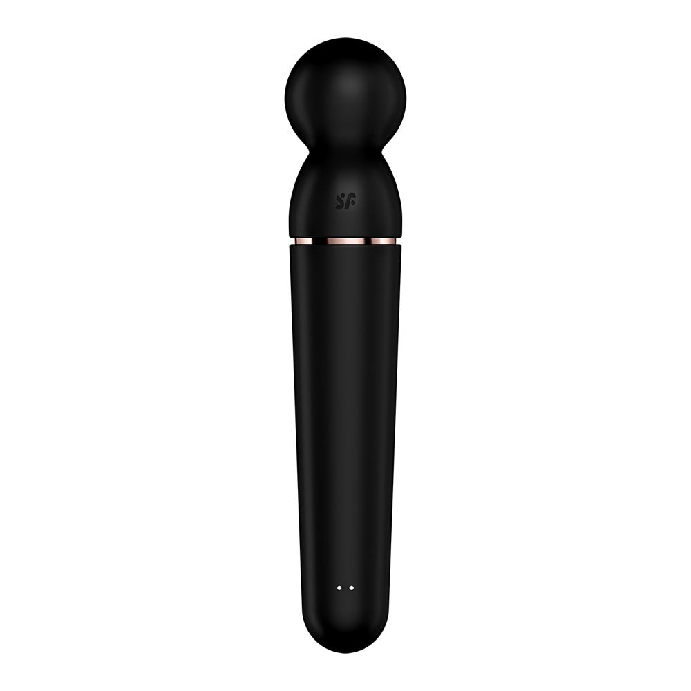 Satisfyer Planet Wand-er - Black/Rose Gold USB Rechargeable Massager Wand