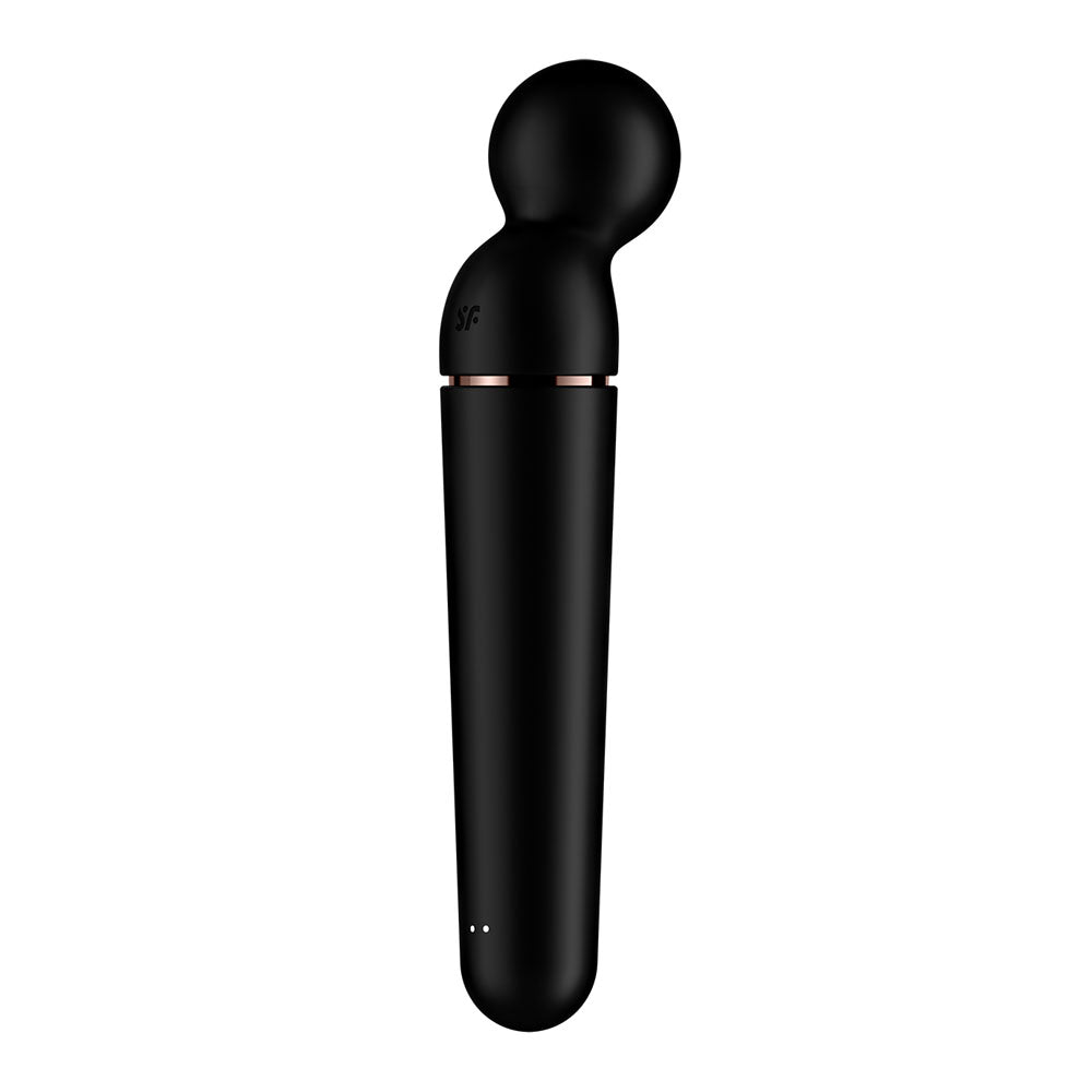 Satisfyer Planet Wand-er - Black/Rose Gold USB Rechargeable Massager Wand