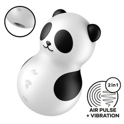 Satisfyer Pocket Panda - Black USB Rechargeable Air Pulse Stimulator