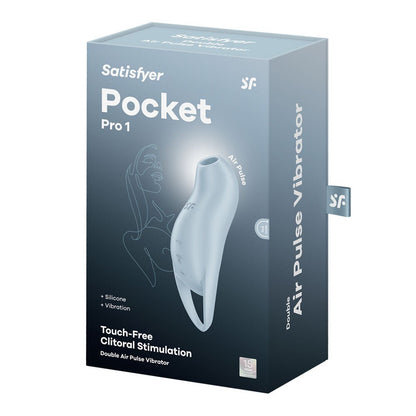 Satisfyer Pocket Pro 1 - Blue USB Rechargeable Air Pulse Stimulator