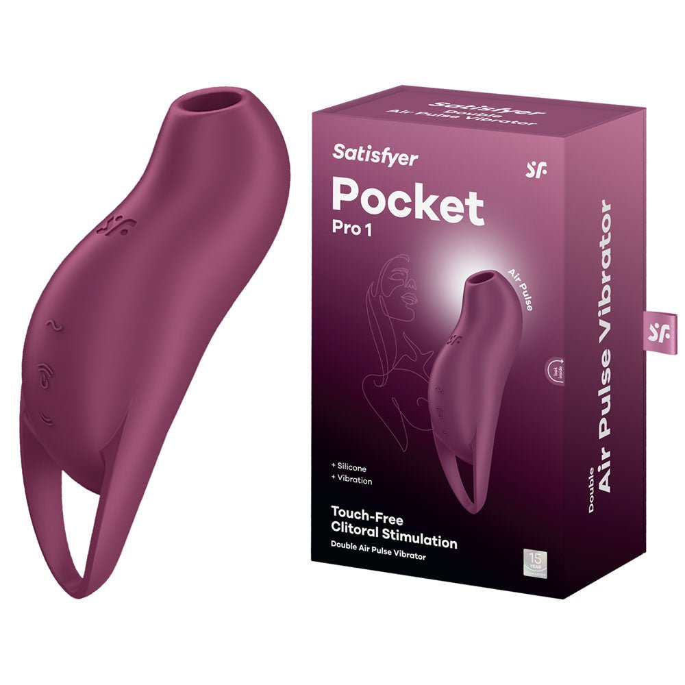 Satisfyer Pocket Pro 1 - Purple USB Rechargeable Air Pulse Stimulator