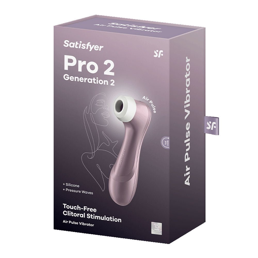 Satisfyer Pro 2 - Purple - Touch - Free USB - Rechargeable Clitoral Stimulator