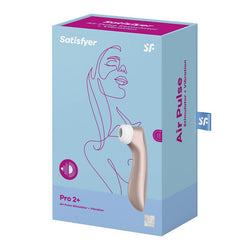 Satisfyer Pro 2+ - Touch-Free USB-Rechargeable Clitoral Stimulator with Vibration