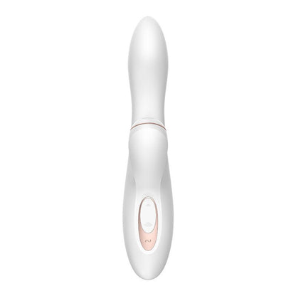 Satisfyer Pro + G - Spot - White 22 cm USB Rechargeable Rabbit Vibrator with Touch - Free Clitoral Stimulator