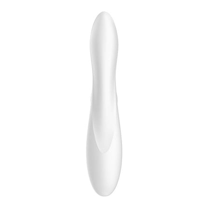 Satisfyer Pro + G - Spot - White 22 cm USB Rechargeable Rabbit Vibrator with Touch - Free Clitoral Stimulator