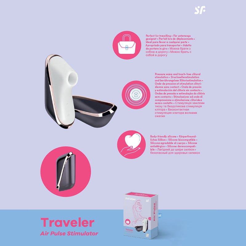 Satisfyer Pro Traveller - USB Rechargeable Touch - Free Clitoral Stimulator