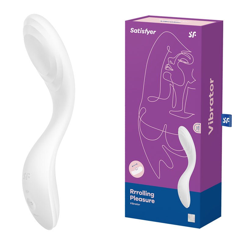 Satisfyer Rrrolling Pleasure - White USB Rechargeable Vibrator