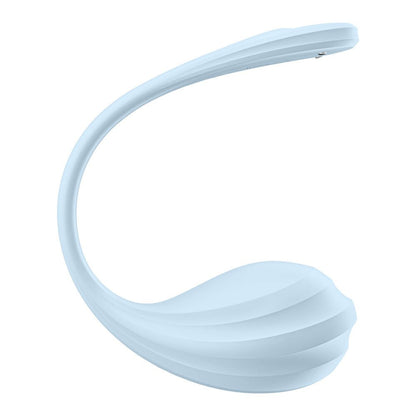 Satisfyer Smooth Petal - Light Blue Wearable Stimulator with App Control