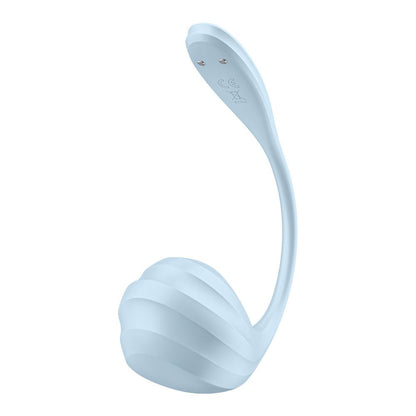 Satisfyer Smooth Petal - Light Blue Wearable Stimulator with App Control