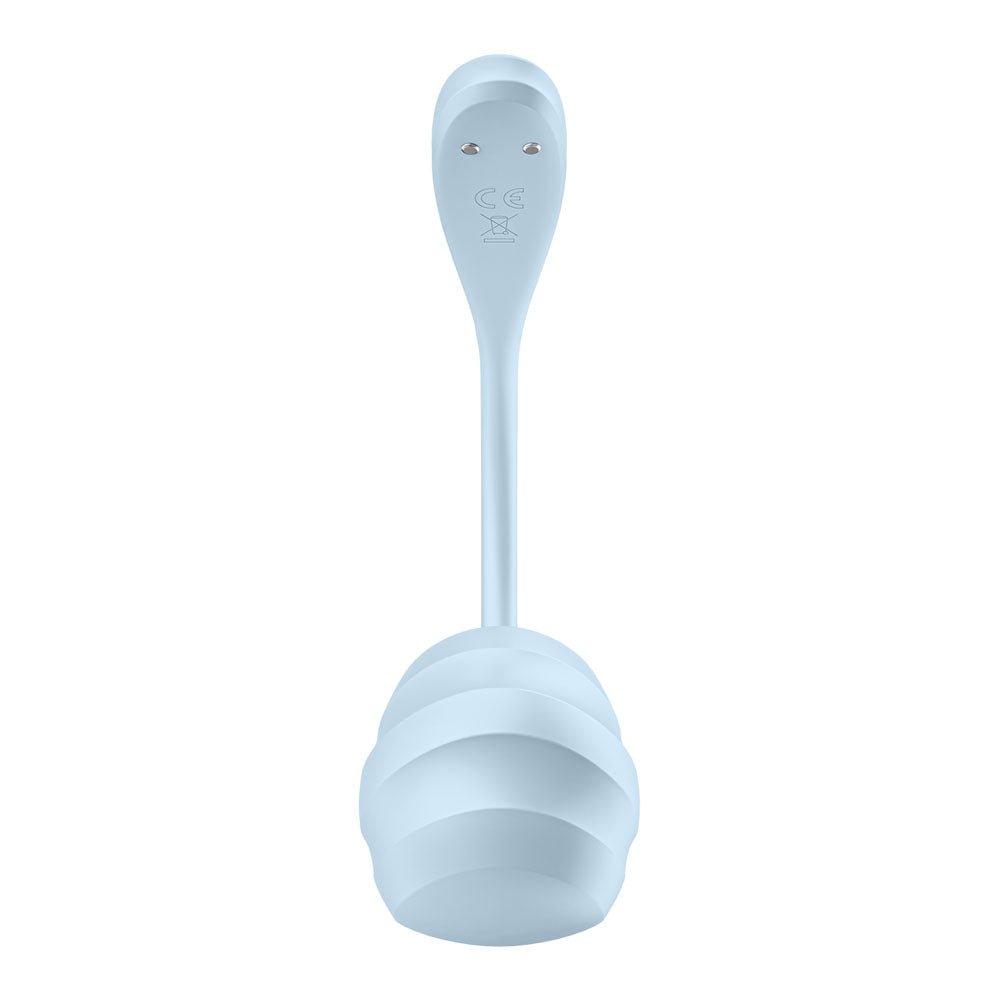 Satisfyer Smooth Petal - Light Blue Wearable Stimulator with App Control