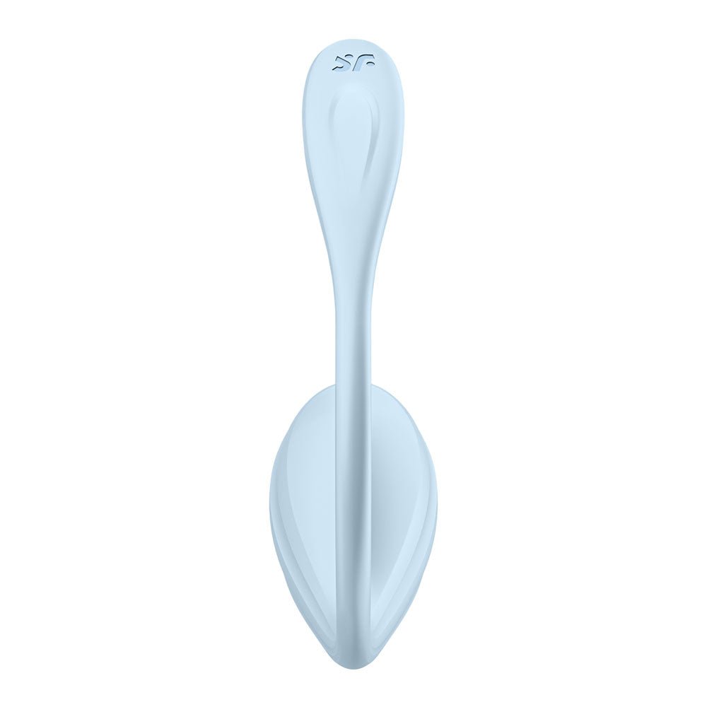 Satisfyer Smooth Petal - Light Blue Wearable Stimulator with App Control